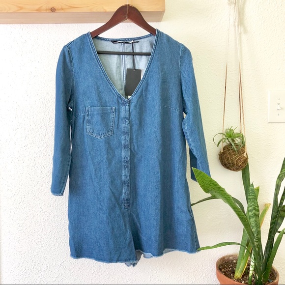 Zara Pants - Zara denim romper